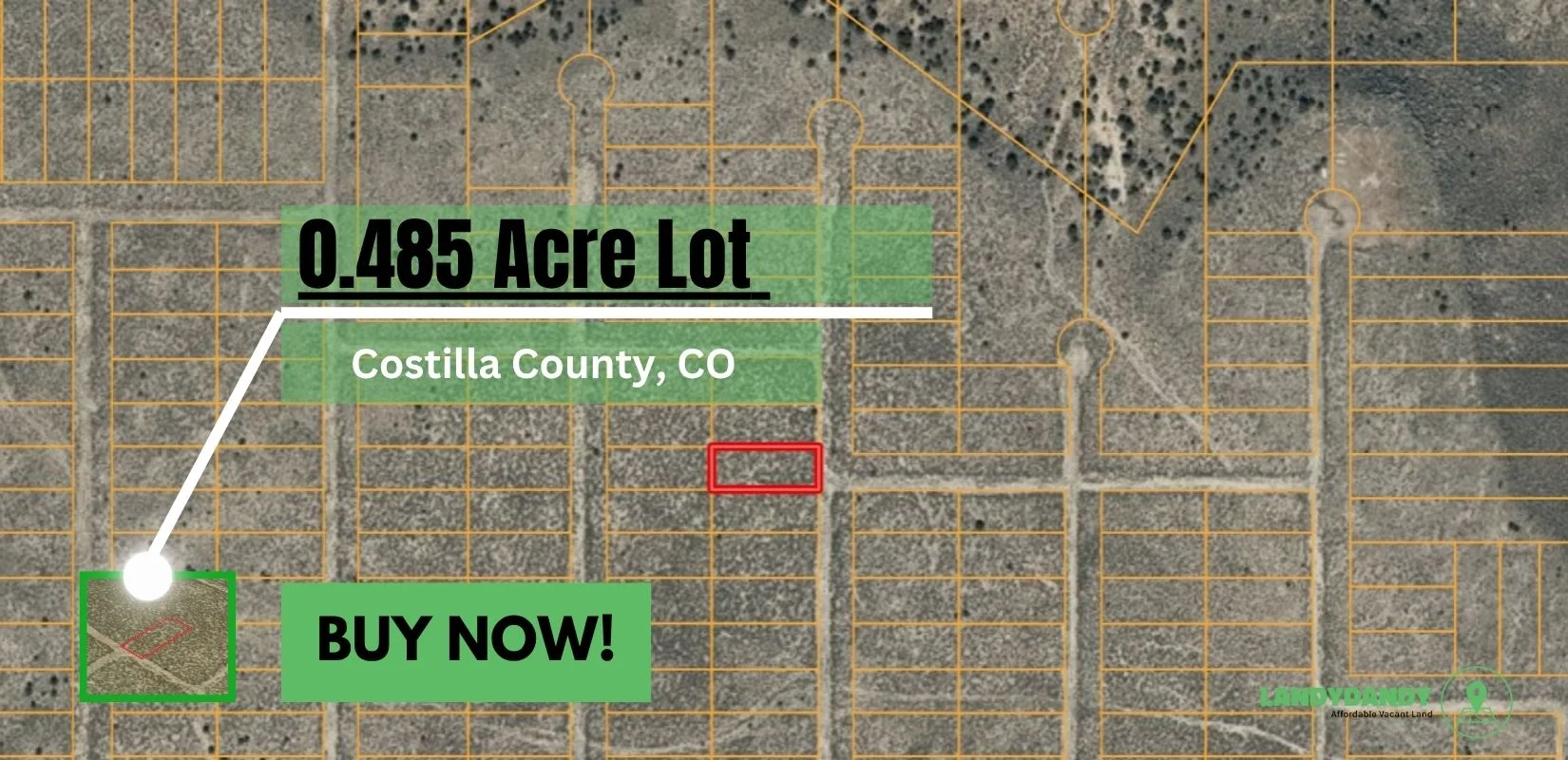 Costilla, CO Land For Sale - 0.485 Acres Owner Financing Available! in Costilla County, CO 
