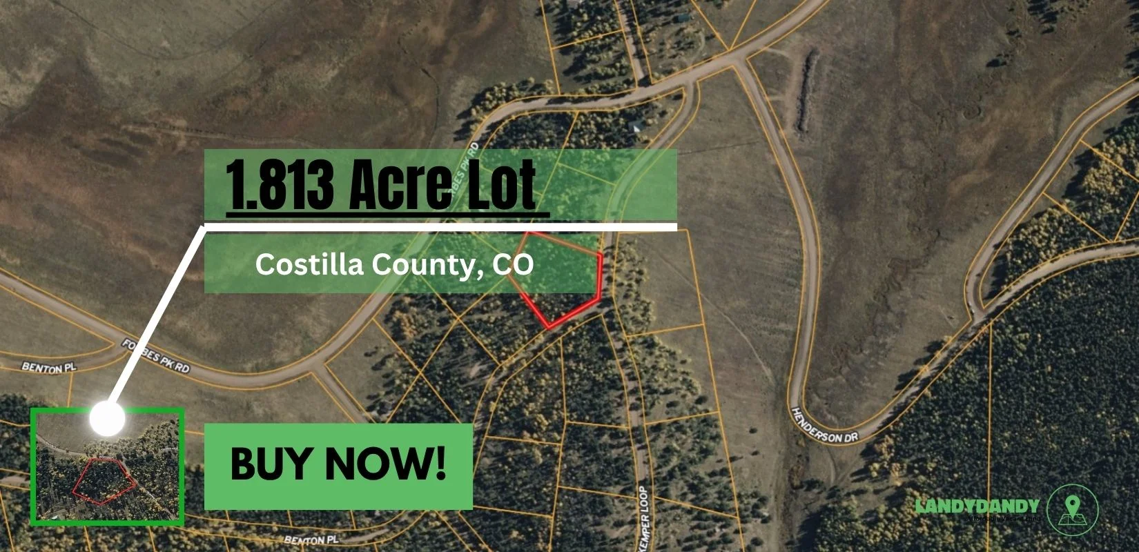 Costilla, CO Land For Sale - 1.813 Acres of Opportunity - Owner Will Finance in Costilla County, CO