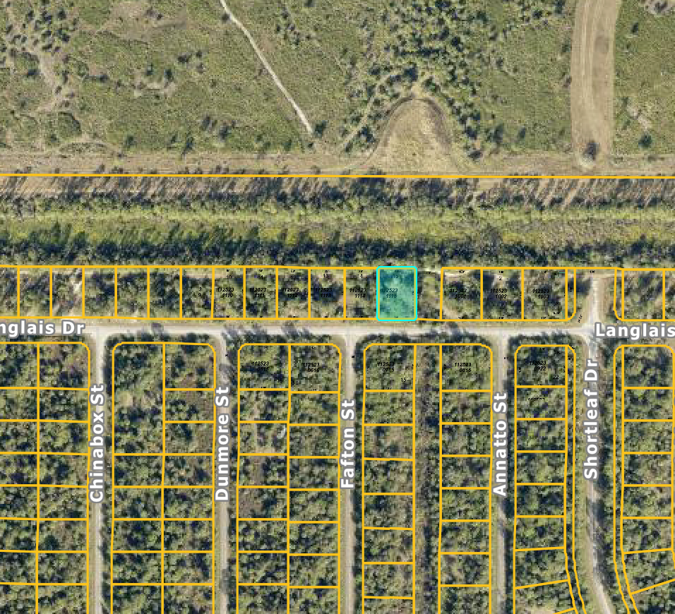 Lot with County Owned Easement Next Door, and backs up to a nature preserve!