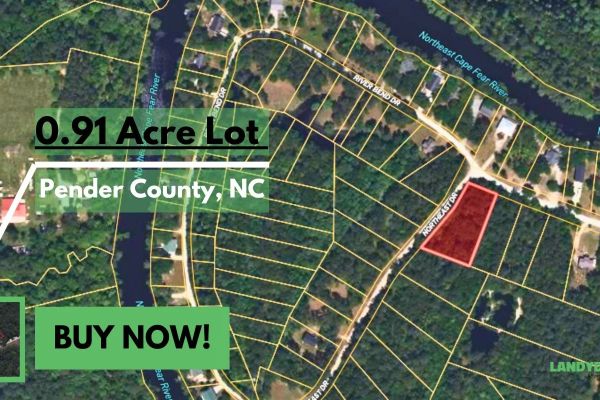 Pender County, NC Land For Sale – 0.91 Acres of Opportunity - Image 1