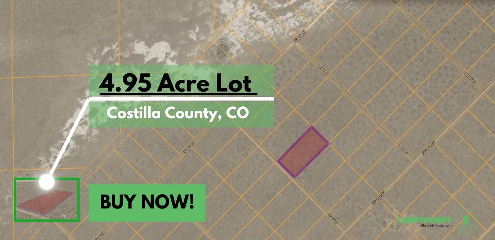Test Property Costilla County, CO Land For Sale – 4.95 Acres of Opportunity in Costilla County, CO