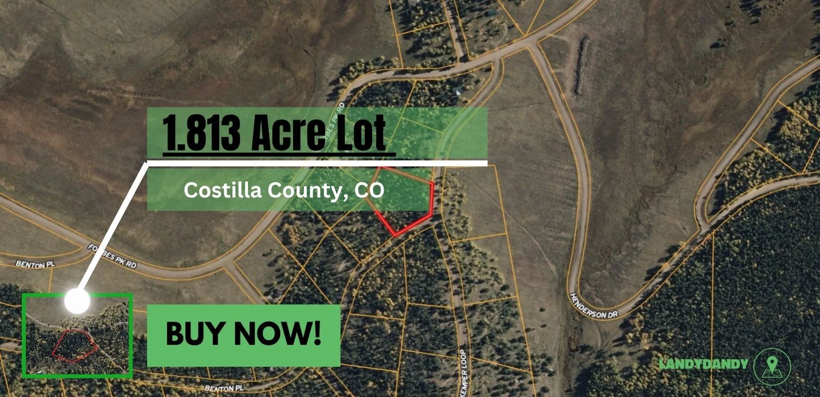 Costilla, CO Land For Sale - 1.813 Acres of Opportunity - Owner Will Finance in Costilla County, CO