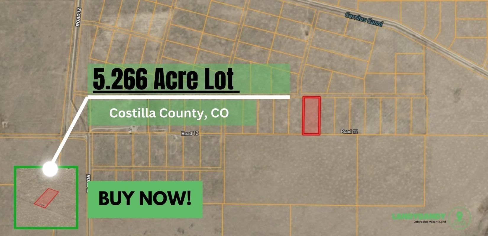 Costilla, CO Land For Sale - 5.266 Acres of Opportunity in Costilla County, CO