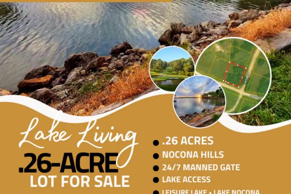 Discover Your Perfect Sanctuary in Nocona Hills: Build Your Dream Home on a 0.26-Acre Lot with Stunning Lake Views and Luxury Amenities! - Image 1