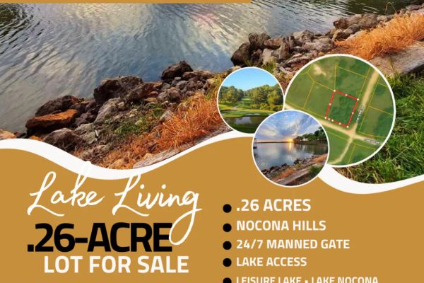Discover Your Perfect Sanctuary in Nocona Hills: Build Your Dream Home on a 0.26-Acre Lot with Stunning Lake Views and Luxury Amenities! - Image 1
