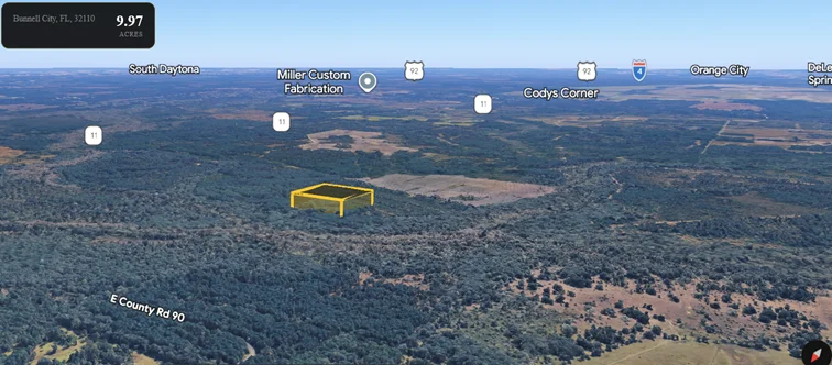 10 land locked Acres in Florida for ONLY $20K Nearby Lots Are Already Listed for $200,000+ — Buy Before Development Reaches the Area in Flagler County, FL