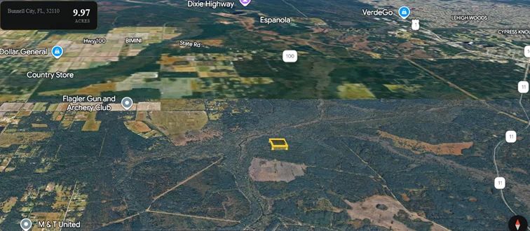 10 land locked Acres in Florida for ONLY $20K Nearby Lots Are Already Listed for $200,000+ — Buy Before Development Reaches the Area in Flagler County, FL