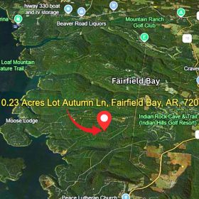 0.23 Acres Mountain and Lake View for Sale Fairfield Bay, AR in Cleburne County, AR