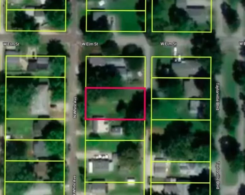 512 N WHITE AVE, TAYLORVILLE, IL 62568 in Christian County, IL